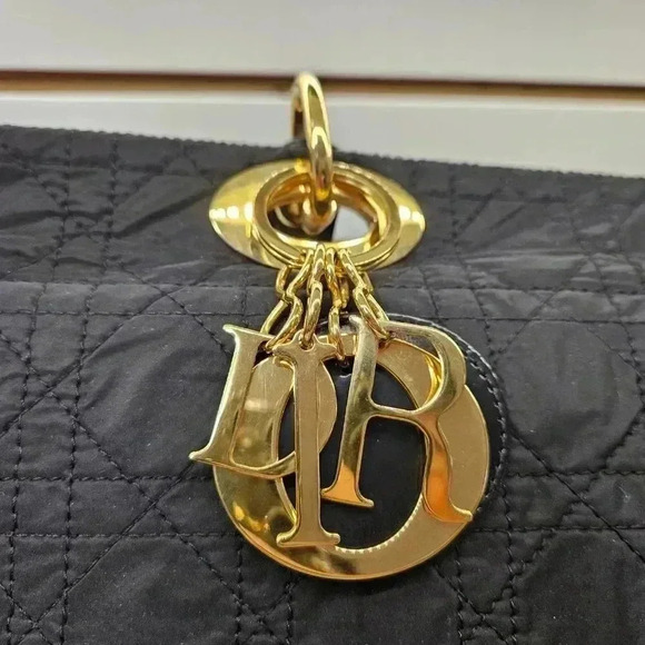 Dior Black Cannage Nylon Large 2-Way Satchel - Picture 7 of 16